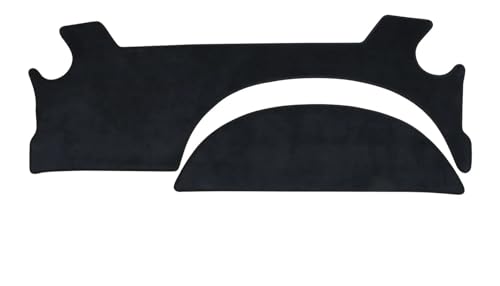 ダッシュボードマットカバー 車用ダッシュボードマットアクセサリーサンシェード保護カーペットダッシュマット ヴォクシー用 ノア用 80系用(With speaker Black)