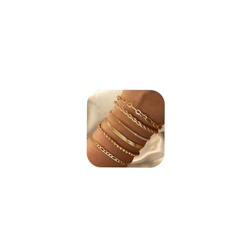 Materiale di qualità: questo set di braccialetti a maglie regolabili è realizzato in acciaio chirurgico ecologico, privo di nichel e piombo, ipoallergenico. Non devi preoccuparti di arrugginire o causare disagio alla pelle; la doratura di alta qualità può sempre mantenere l'originale, il colore non si sbiadirà; ti porterà un'esperienza di utilizzo migliore