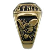 Penn State University Men's Large Classic Ring, Size 11 ½ Goldplated