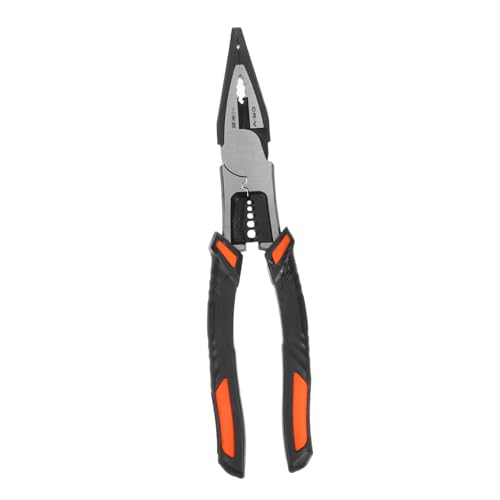 SHINEOFI Pinza Naso Sottile in Acciaio Industriale Pinze per Elettricisti e da Te Potenziato per Spelatura Filo Torsione e Taglio Ergonomico per Lavori Professionali