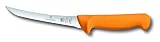 Victorinox, coltello disossatore da cucina Swibo, lama normale semiflessibile, manico in nylon, nero