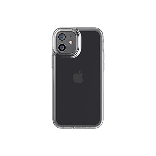 Image of tech21 Evo Clear Phone Case for Apple iPhone 12 Mini 5G with 10 ft. Drop Protection, Clear