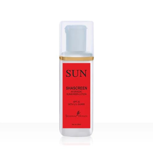 Shahnaz Husain Shascreen - Ayurvedic Sunscreen Lotion (SPF-25 with UV Guard) | 200ml