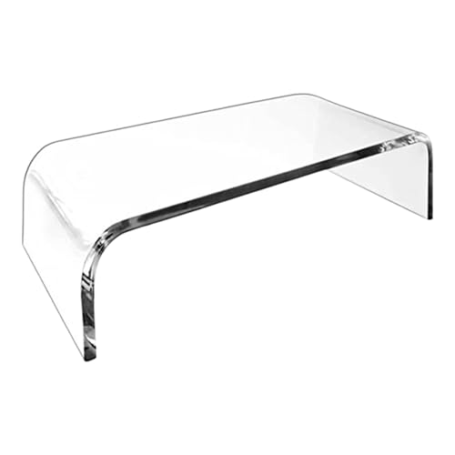 para monitor de , transparente para portátil, elevador de , organizador de mesa de de escritorio resistente de acrílico para portá