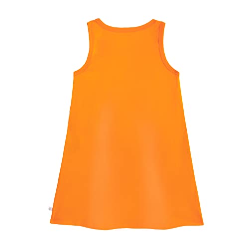 Image of YouGotPlanB 100% Cotton Printed Above Knee Length Dress for Girls