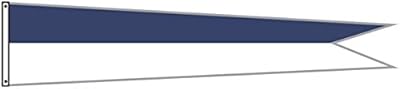 Dori Pennant Flag (O.G. Blue (Navy) & White, 14 Foot)