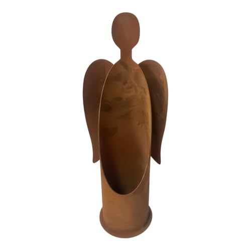 Candelabro – Decoración navideña | Gran lámpara de mesa de metal | 4,13 x 9,84 pulgadas Función anti-inclinación para repisas de chimenea en interiores, centros de mesa festivos