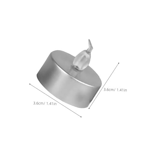 Lámparas compactas portátiles de velas LED sin llama para regalar en aniversarios 2