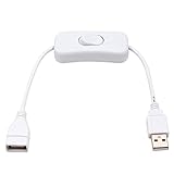 Cable USB con interruptor de ENCENDIDO / APAGADO Cable para lámpara USB Ventilador USB Línea de alimentación