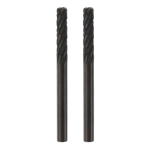 Lime rotative carbure de tungstène cylindrique à rayon pour usinage de précision