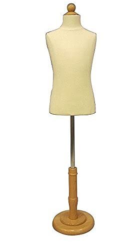 Amazon.com: (JF-C6-8T) 6-8 Years Old Child/Kids Body Dress Form Mannequin  White Jersey Form Cover with Wooden Base(C6-8T) : Arts, Crafts & Sewing