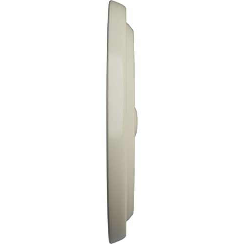 Image of 9 5 /8 inchOD x 1 1 /8 inchP Maria Ceiling Medallion (Fits Canopies up to 1 3 /4 inch), Clear Yellow