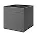 Ikea Drana - Scaffale in plastica per Kallax, Expedit, Besta, ECC, 33 x 38 x 33 cm, Colore: Nero