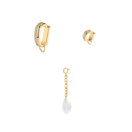 14K Gold Bikini Jewelry Charms, Waterproof and Tarnish Proof, Clip On and Customizable Charms Gold Plated Stainless Steel, Hypo-Allergenic