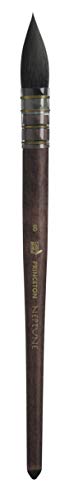 Princeton Artist Brush, Neptune Series 4750, Synthetic Squirrel Watercolor Paint Brush, Quill, Size 8