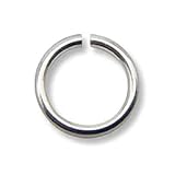 ゴロクロ 【丸カン 1mm×6mm ＜925シルバー＞ 1個 】 ジャンプリング まるかん 銀 アクセサリー ネックレス パーツ 素材 ＜サイズ選択可＞ シルバーパーツ