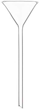 MaGiLL Long Stem Funnels, O.D. 60mm, Borosilicate Glass, Heavy Wall, Long Stem 60mm, Tube Length 150mm (Size : 60mm)