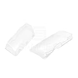 Material plástico transparente de alta calidad, resistente y duradero. evita el amarillamiento o la decoloración. Perfecto para una apariencia limpia y revitalizada