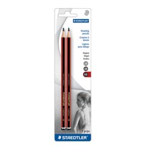 Staedtler Tradition Drawing Pencils 2pcs Pack (4B)