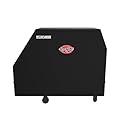 Char-Griller 8355 Flat Iron 3 Burner Outdoor Gas Griddle Grill Cover, Black
