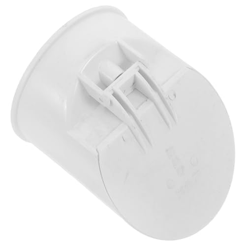 EXHUMKY Válvula de Retención Pvc para Tuberías de Alcantarillado 75 Mm, Dispositivo Antirreflujo Redondo para Baño y Cocina, Cubierta de Ventilación Antiolor, Adaptador de Drenaje Fácil