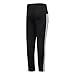 Adidas Girls' Big Warm Up Tricot Pants, Black, Medium
