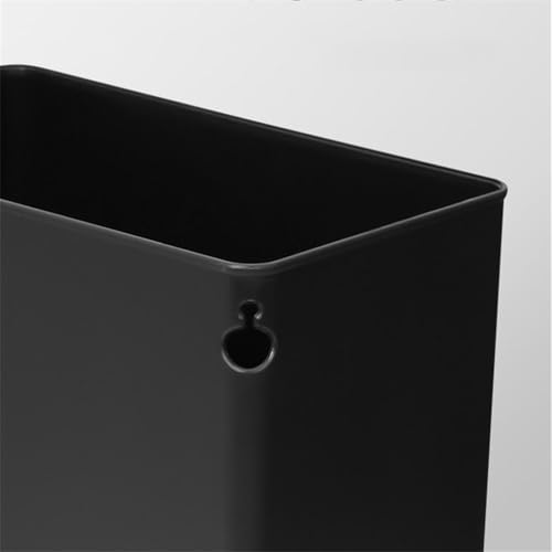 Papelera de baño de doble capa que oculta la bolsa y decora tu hogar 4