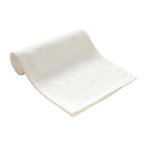 Neiwech Cotton Baby Blanket Knit Soft Cozy Lightweight Crib 