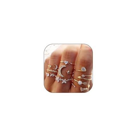CSIYANJRY99 Stackable Gold Rings Set Cover