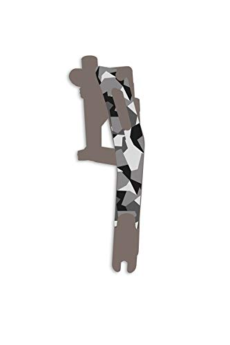 STYLISH SCOOTERS Xiaomi M365 Stickers, for Monorin V.2 Suspension, Black Camo Decoration, Vinyl Xiaomi M365 Sticker Kit - Image 2