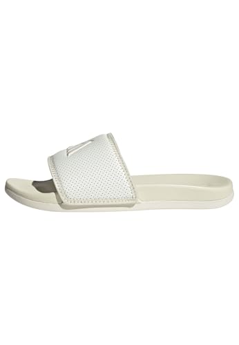 adidas Adilette Comfort Slides Damen Rutsche, Off White Zero Met Wonder White, 39 EU