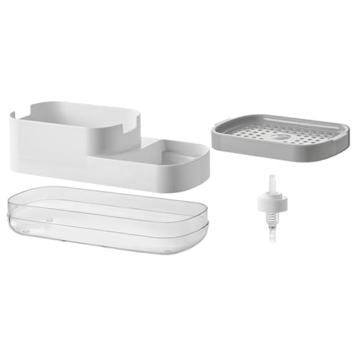 DRESSOOS Distributeur De En Plastique Abs Incassable Pompe Pour Liquide Vaisselle Type Presse Boîte À Moussante Support De Vaisselle Récipient De Cuisine Boîte À Anti-