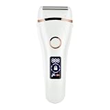 POPETPOP Elektrischer Haarrasierer Ergonomisches Design und Leichtes Abs Material mit USB Aufladung für Präzise Haarentfernung für Damen im Gesicht und Körper