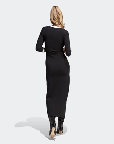 ADIDAS Originals Women's Adicolor Classics 3-Stripes Maxi Slim FIT Dress, Black, Large4