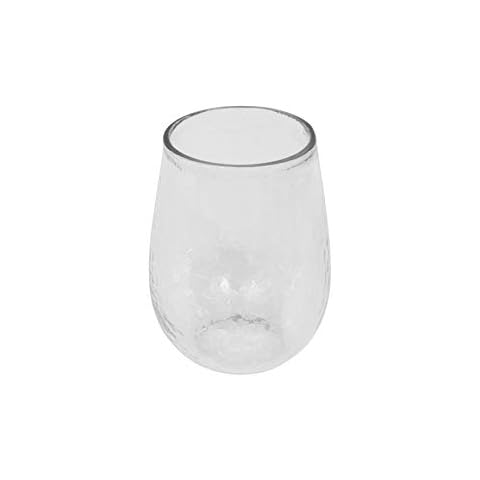Creative Co-Op Recycled Glass Stemless Wine Glasses Cover