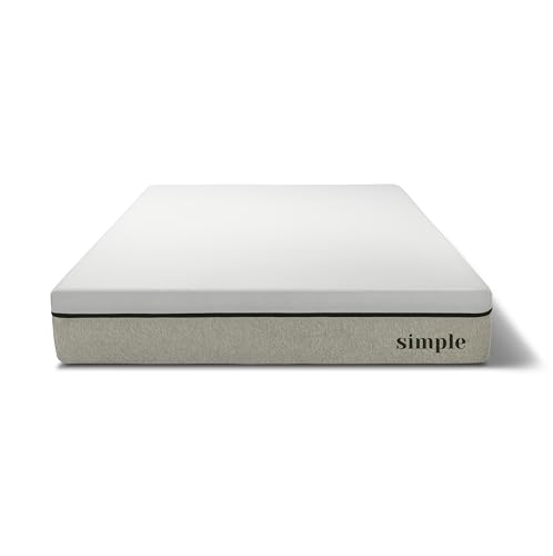 La Mejor Selección de Colchones A Meses Sin Intereses disponible en línea. 43 Colchón Individual Memory Foam 25 cm en Caja | Simple Sleep | Firmeza Media | Aísla Movimiento | Alivio Dolor de Espalda | Hipoalergénico | 101 Noches de Prueba | 10 Años de...