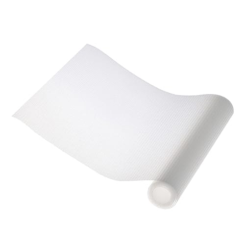 POPETPOP 1 rollo Alfombrilla Transparente de Eva para Refrigerador y Lavable para Gabinetes y Estantes y Reutilizable