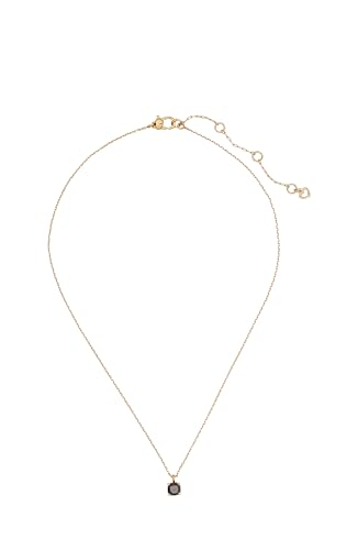 kate spade new york Little Luxuries 6mm Square Pendant, Jet, One Size3