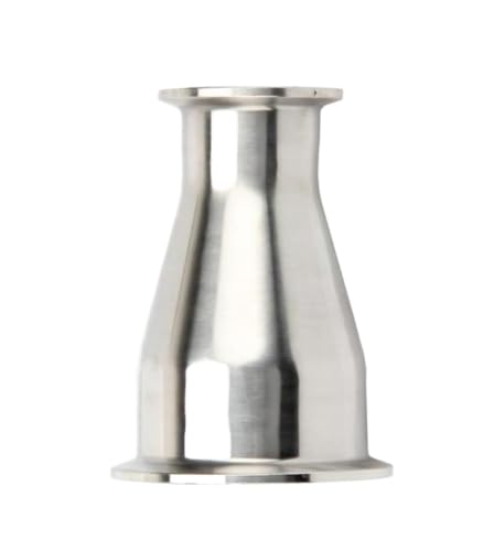 Reductor de triple abrazadera SS304: conector de acero inoxidable para tuberías sanitarias 2