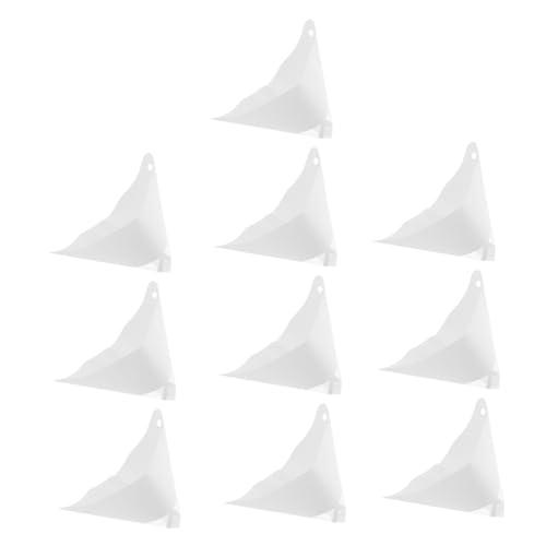 CHILDWEET 10pcs Thickened Paper Filter Funnel for Printer Fine Wire Mesh Funnel Great for Recycling Sla Filament