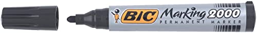 BIC 820915 2000 Permanent Marker 17 mm Bullet 820915, Noir