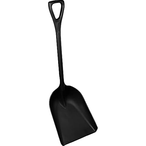 Remco 69829 Seamless Hygienic Shovel - BPA-Free, Food-Safe, Commercial Grade Kitchen and Gardening Accessories, 14", Black Cover