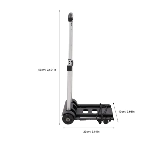 Carrito plegable portátil para carga y equipaje miniatura 6