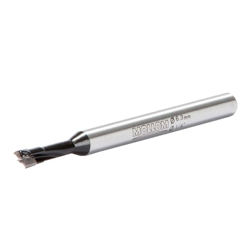 MOLLOM 1/4" (6.3mm) Forstner Drill Bit for Precise Woodworking with Durable YG8 Carbide Thickness of 1.6mm,This Hinge Cutter Tool is Ideal for Hard Wood Plastic