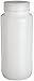 Wheaton 209549 HDPE Leak Resistant Wide Mouth Bottle, 16oz With 53-410 Screw Cap, Natural, 72mm Diameter x 164mm Height (Case Of 48)