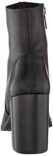 Steve Madden Women's Calabria Ankle Boot, Black Leather, 6 #TOP18