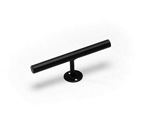 26テツブヒン 把手丸棒T型 取っ手 アイアン 鉄製 引き出し 90mm MMDTT90