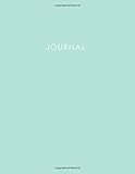 Journal: 400 Page Journal, 8.5x11 inch, Mint Notebook, 200 sheets / 400 pages, Classic 400 Lined pages, College Ruled paper, perfect bound, Soft Cover