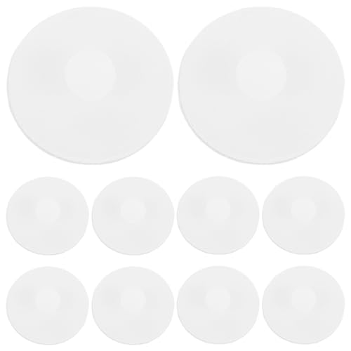 QUMIIRITY 10個 ビッグベリーカップ 漏れ防止蓋 ボトルストッパー 水筒の栓の交換 こぼれないボトルプラグ White