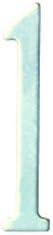Special Lite Products SS2-Number 1 Stainless Steel Self Adhesive Address# 1, 2"